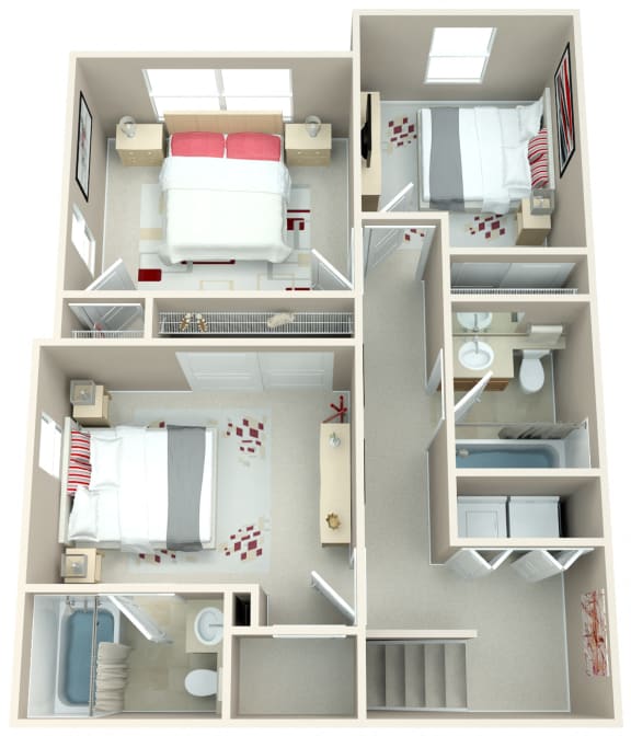 Floor Plans of Springwater Crossing in Gresham, OR